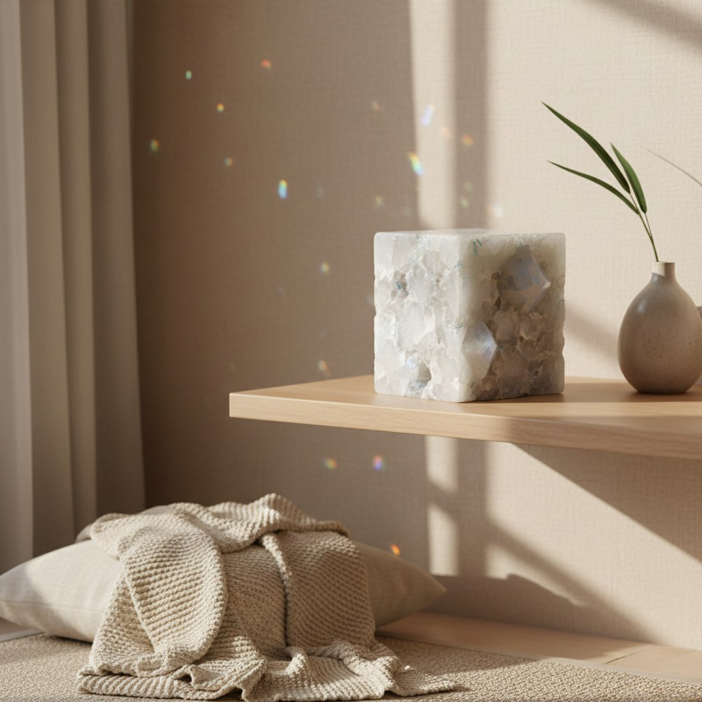 Crystal Quartz Cube