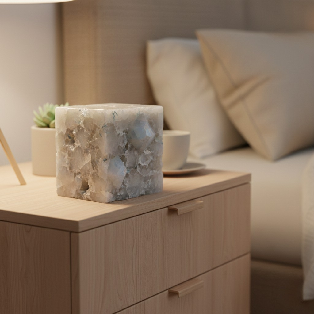 Crystal Quartz Cube
