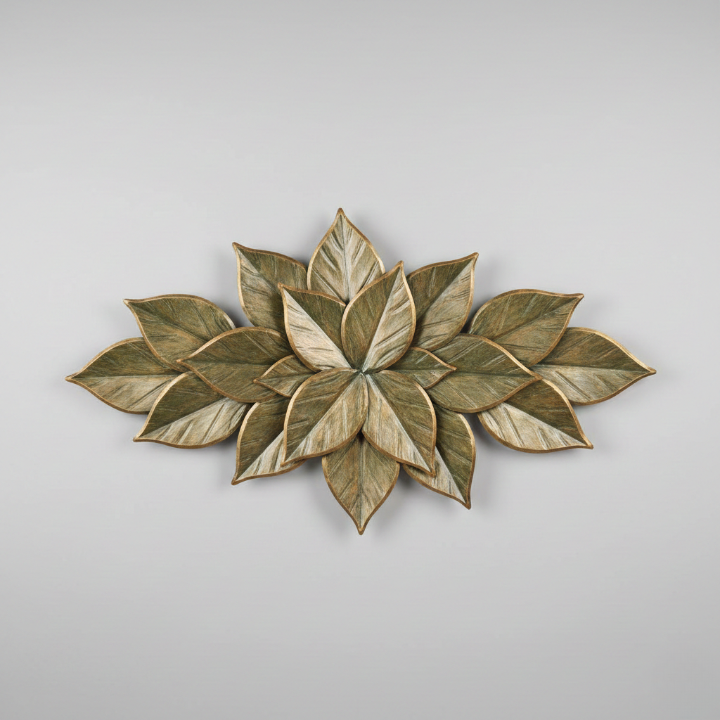 Layered Leaf Wall Décor